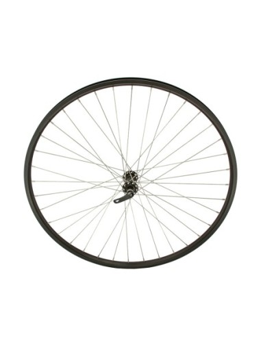 700c Alloy Front Wheel 36 Spoke 14gBlack 3/8...